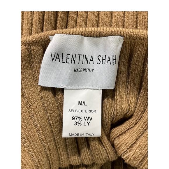 Valentina Camel Long Sleeve Knit Dress - Picture 4 of 4